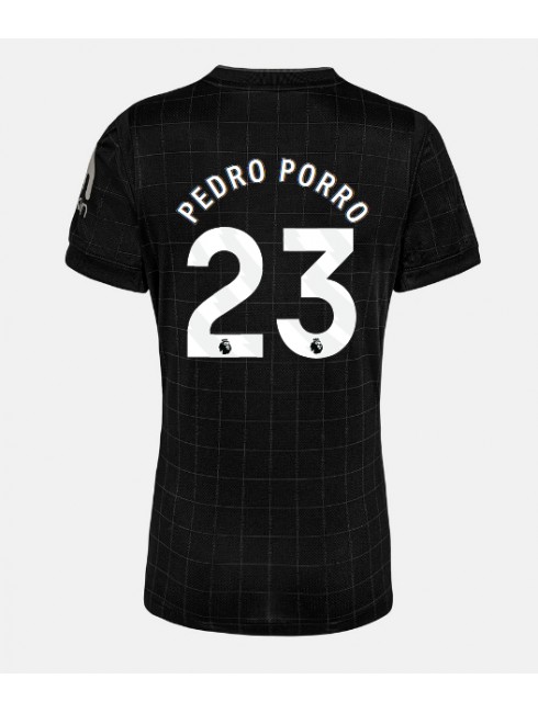 Tottenham Hotspur Pedro Porro #23 Replika Borta Kläder Dam 2025-26 Kortärmad Tottenham Hotspur Pedro Porro #23 Replika Borta Kläder Dam 2025-26 Kortärmad